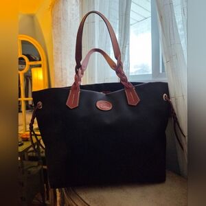 Dooney & Bourke Black Nylon Tote